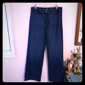 NYDJ older style wide leg jean.